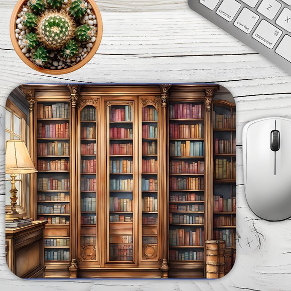 NEW! Vintage Books Mouse Pad, Final Price! - Picture 1 of 5